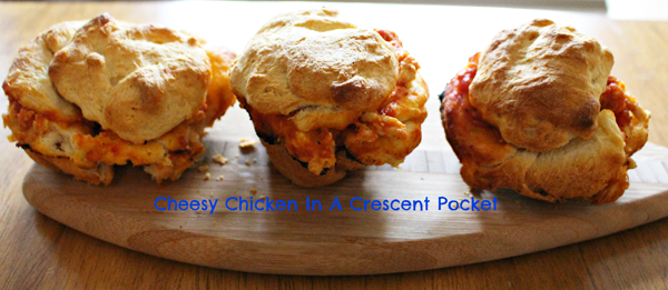 Cheesy Chicken in Crescent Pockets