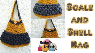 Scale and Shell Crochet Bag
