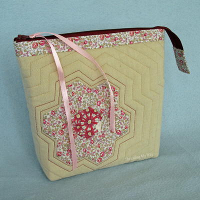 Liberty Hexagon Zippered Pouch