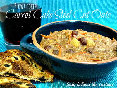 Slow Cooker Carrot Cake Oatmeal
