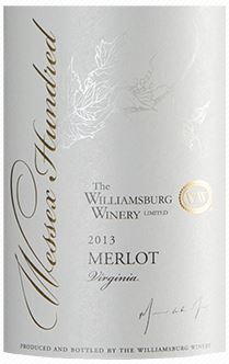Williamsburg Winery Wessex Hundred Merlot 2013