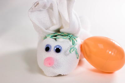 How to Make a Washcloth Bunny