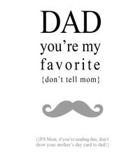 Funny Printable Father's Day Card | FaveCrafts.com