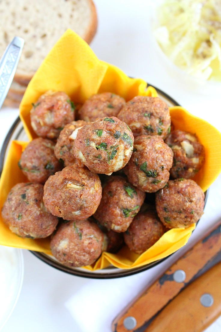 Healthy Baked Meatballs | AllFreeCopycatRecipes.com