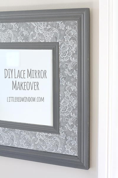 Lace Mirror DIY Wall Art