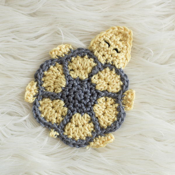 Turtle Coaster Crochet Pattern