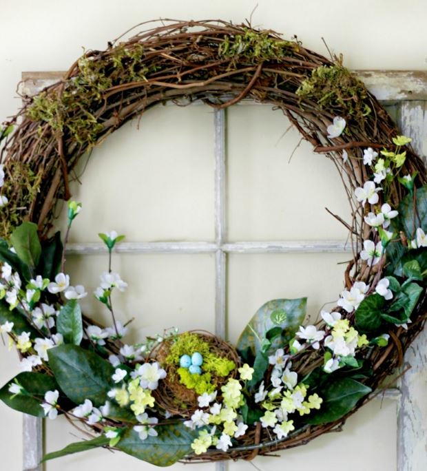 Robins Egg DIY Spring Wreath