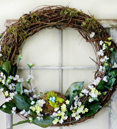 Robin's Egg DIY Spring Wreath