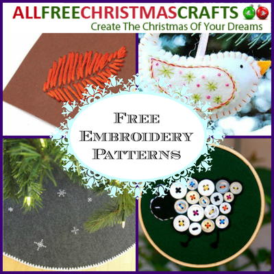Free Embroidery Patterns 8 Christmas Projects