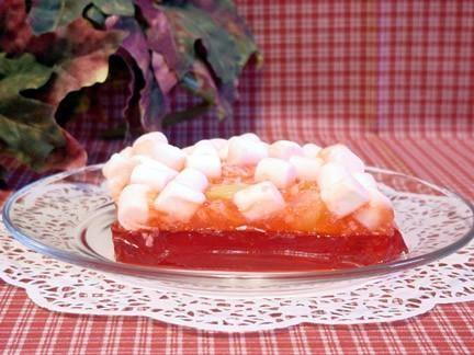 Homemade Furr's Fruit Punch Jell-O Salad