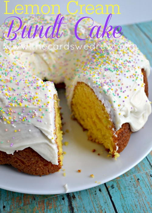 Lemon Cream Bundt Cake