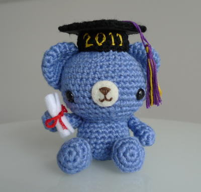 Graduation Teddy Crochet Pattern for Kids