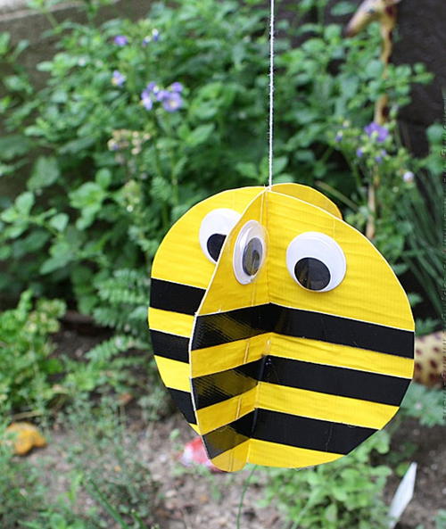 Busy Bee Duct Tape Craft