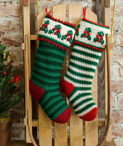 Holiday Holly Christmas Stockings