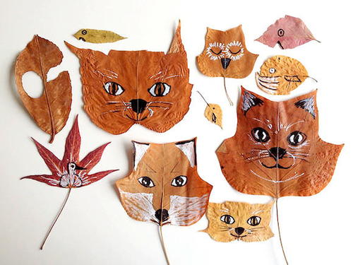 Leaf Animals Fall Craft Ideas