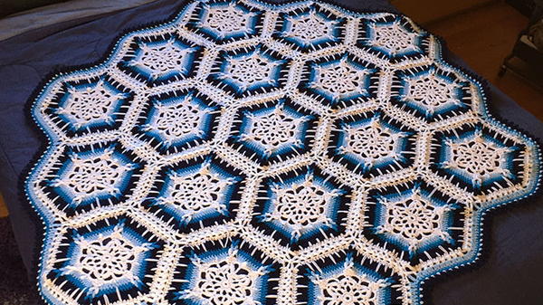 Winter Blizzard Crochet Afghan