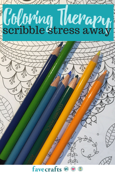Coloring Therapy: Scribble Stress Away