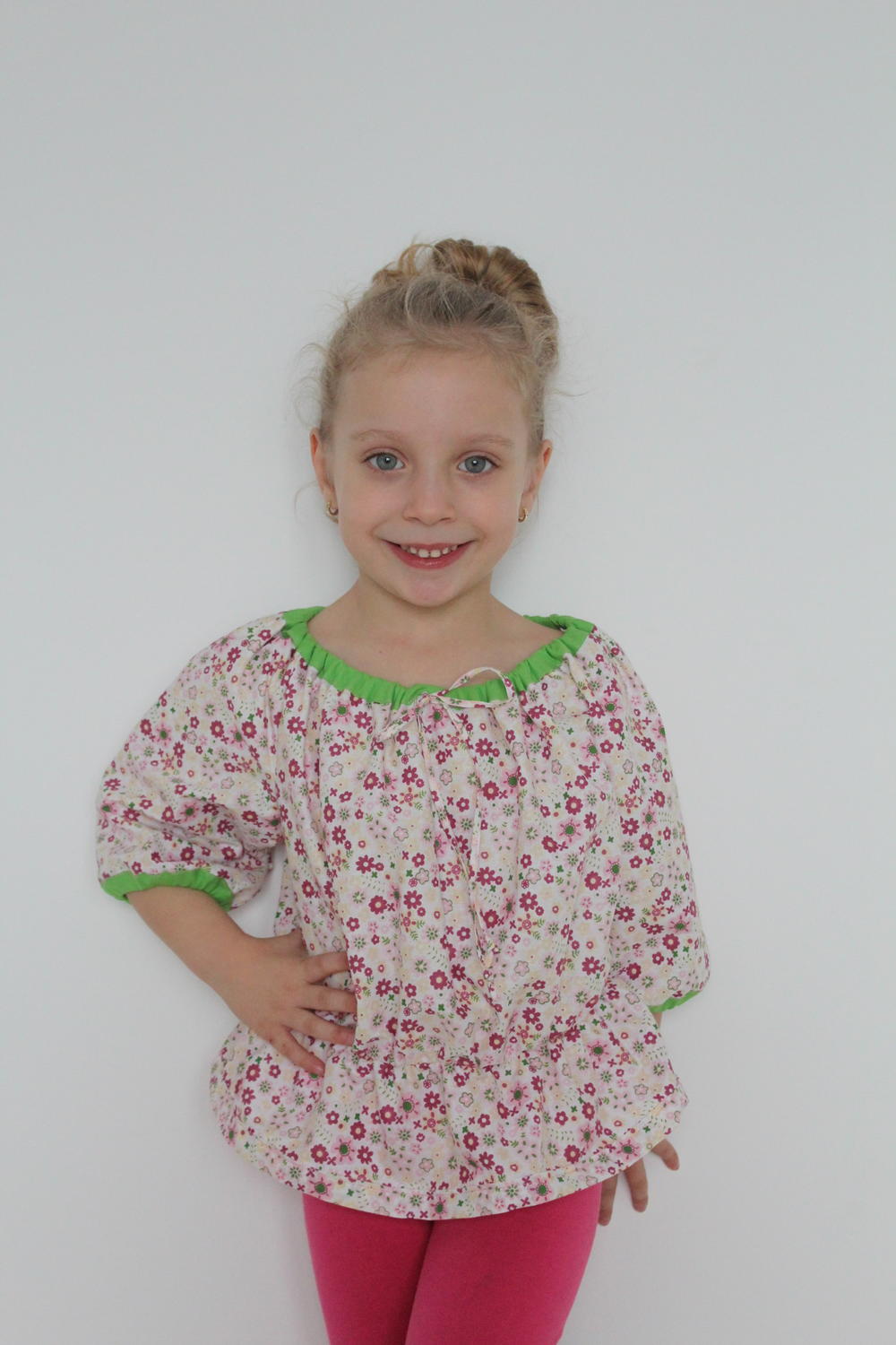 Girls Peasant Top AllFreeSewing girls-peasant-top-allfreesewing