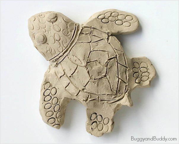 Sea Turtle Clay Art