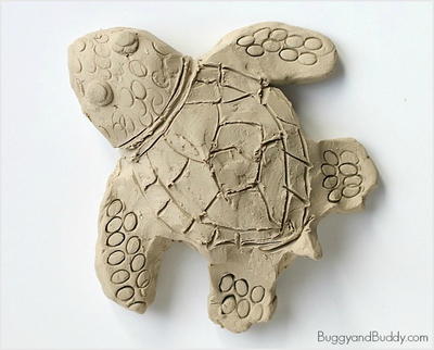 Sea Turtle Clay Art