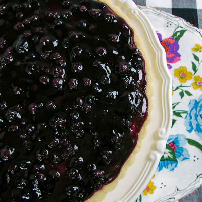 Simply Divine Blueberry Cheese Tart