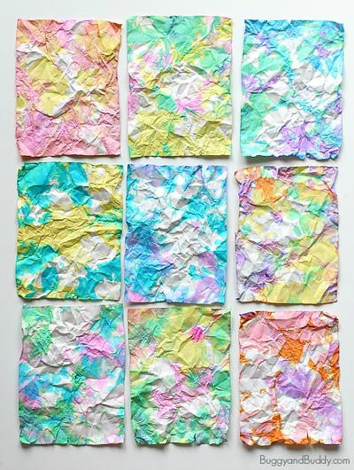 Crinkly Crumbly Paper Art