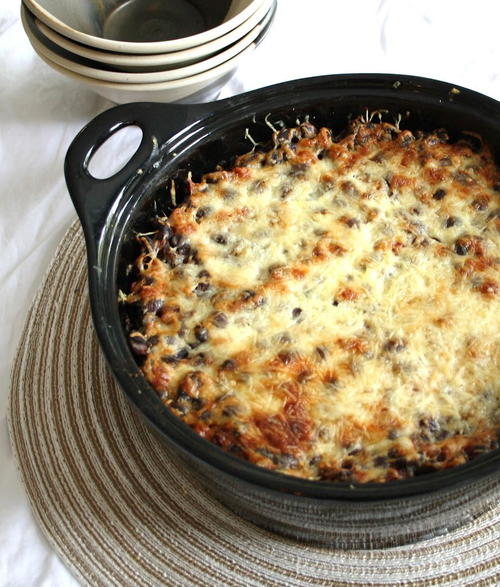 Spicy Black Bean Mexican Casserole