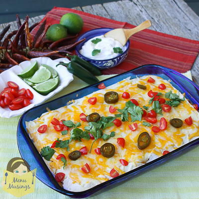 Easy Mexican Chicken Lasagna