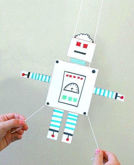 Gliding Robot Free Printable