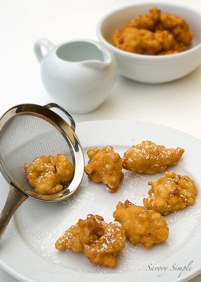 Maple Corn Dessert Fritters