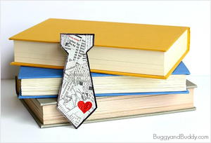 To-Tie-For Father's Day Bookmark