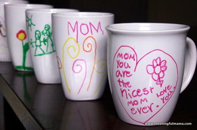 I-Heart-Mom DIY Mugs