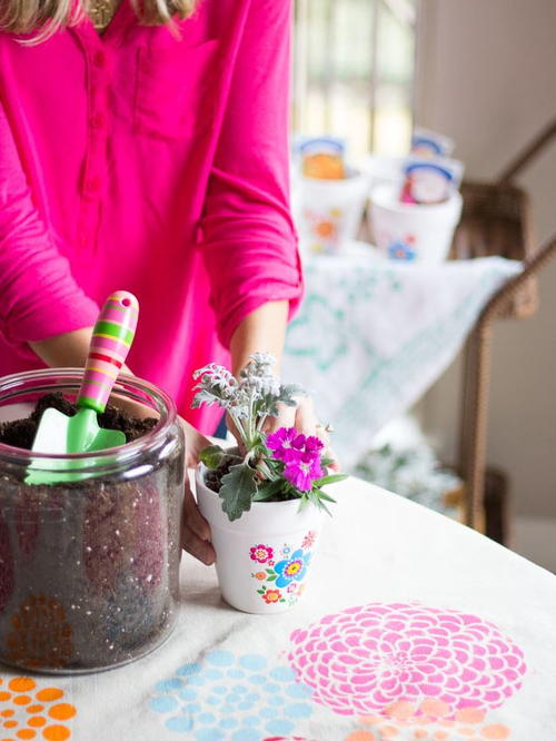 Spring Flower Potting Party