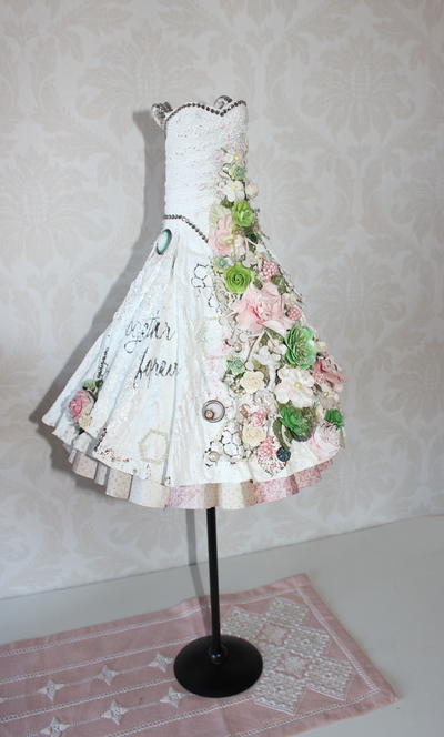 Wedding Dress Miniature Craft