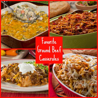 5 Favorite Ground Beef Casserole Recipes