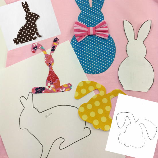 Bunny Printable Appliques