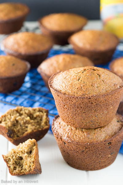 Raisin Date Flaxseed Muffins