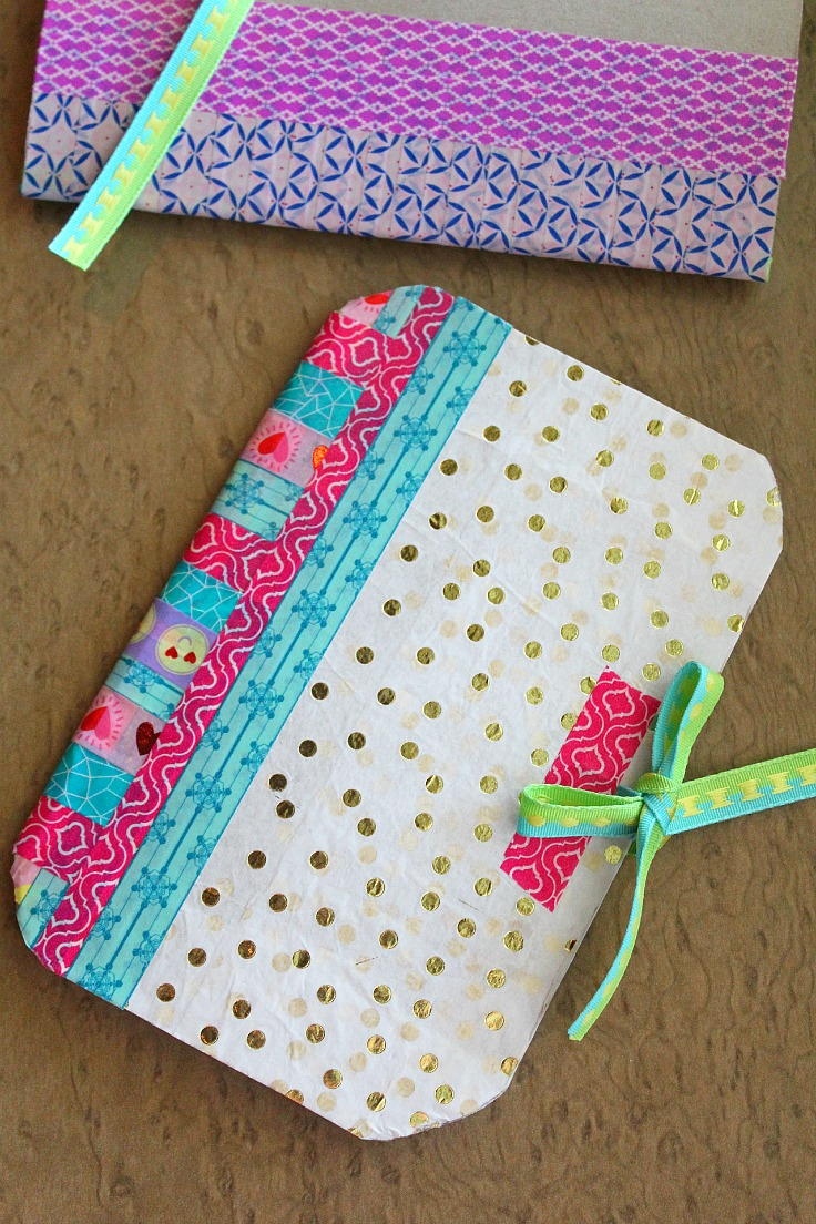 Cute Upcycled DIY Notebooks | DIYIdeaCenter.com