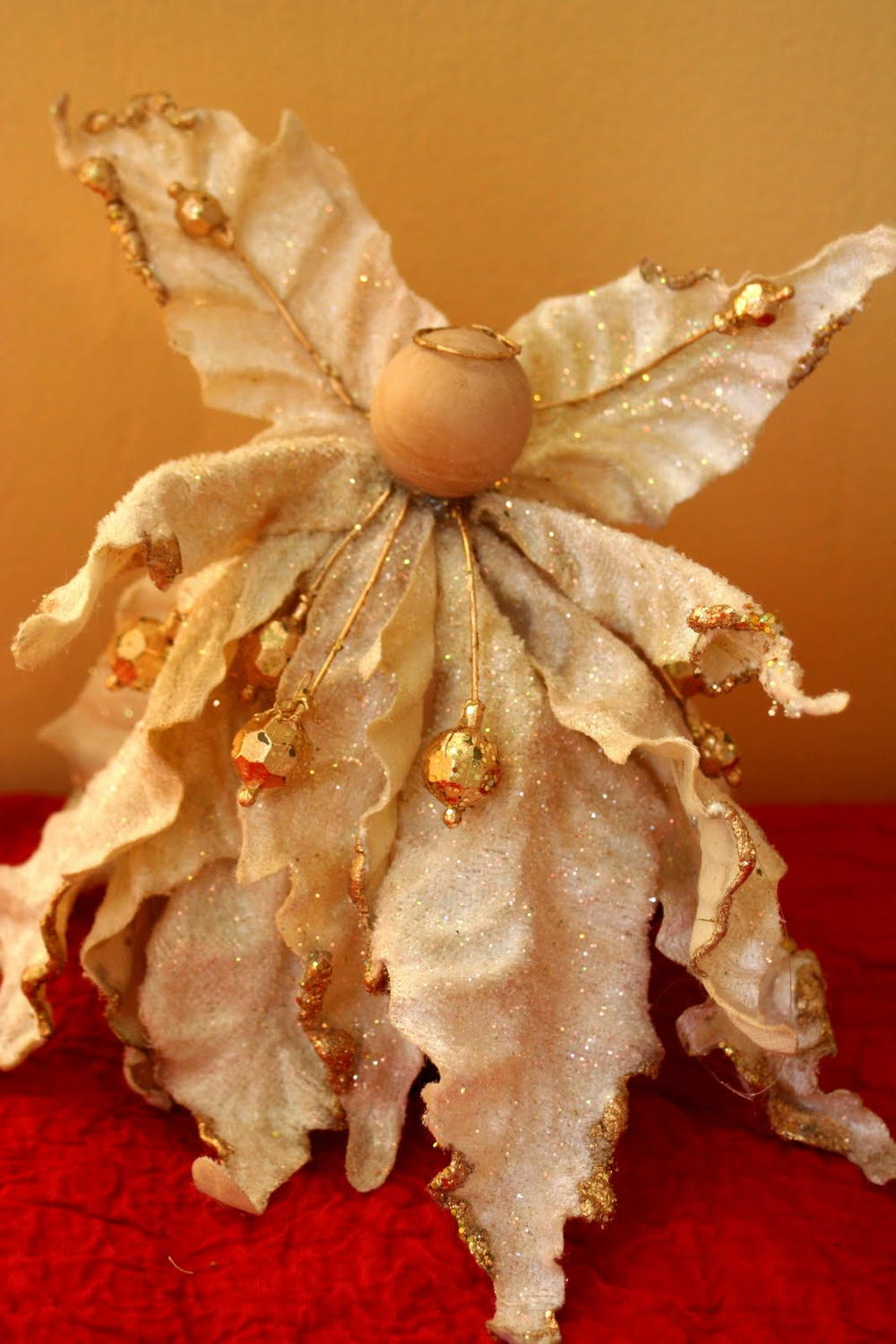 Poinsettia Christmas Angel Craft | AllFreeChristmasCrafts.com