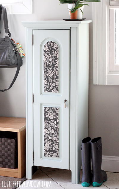 Elegant Refurbished Entryway Cabinet