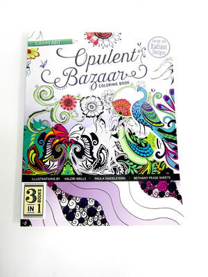 Opulent Bazaar Adult Coloring Book