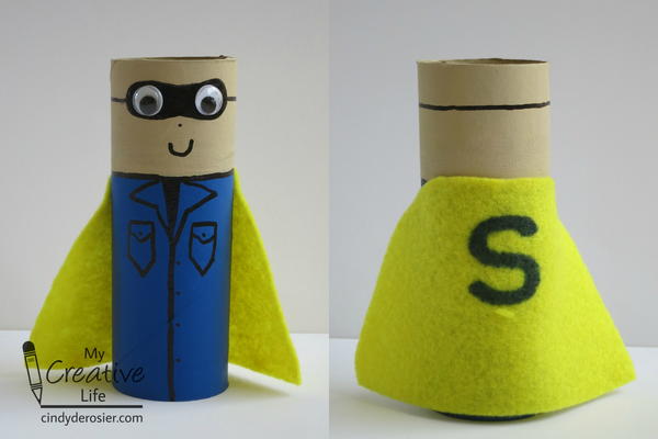 Super Scout Cardboard Tube Craft