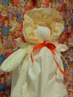 Vintage Handmade Handkerchief Doll