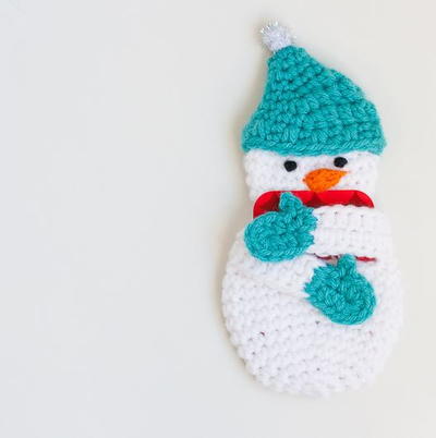 DIY Gift Card Holder Snowman Craft