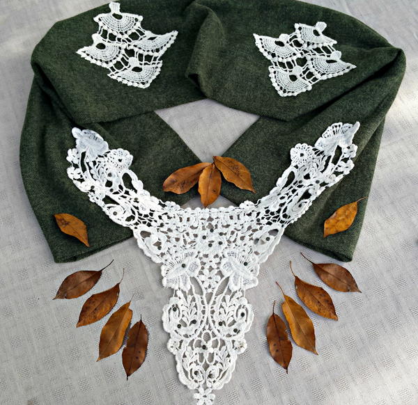 Lovely Lace Statement Scarf
