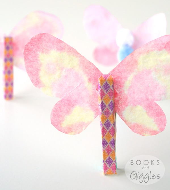 Spring Butterfly Clothespin Craft