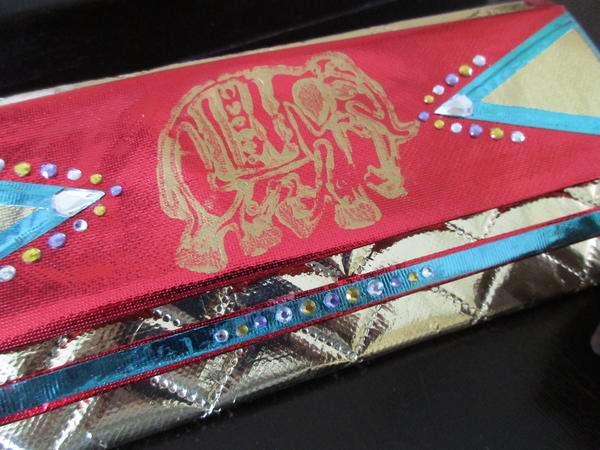 Indian Elephant Clutch Purse