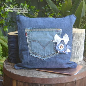 What To Do With Old Jeans 34 Recycled Crafts With Denim Favecrafts Com