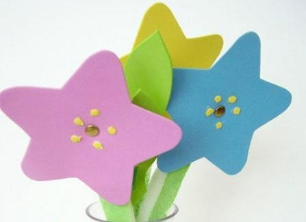 Mothers Day Foam Flowers