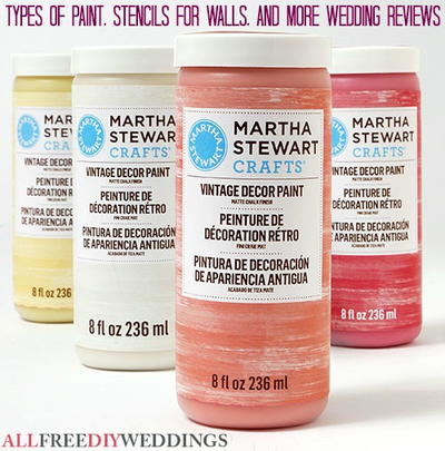 Types of Paint, Stencils for Walls, and More Wedding Reviews